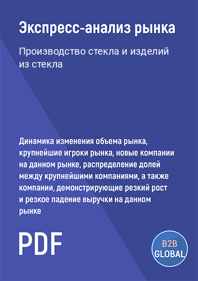 Маркетинговый анализ рынка «Производство стекла и изделий из стекла»