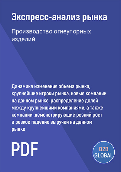 Маркетинговый анализ рынка «Производство огнеупорных изделий»