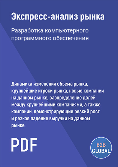Маркетинговый анализ рынка «Разработка компьютерного программного обеспечения»